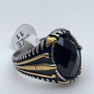 Diamond cut stone ring